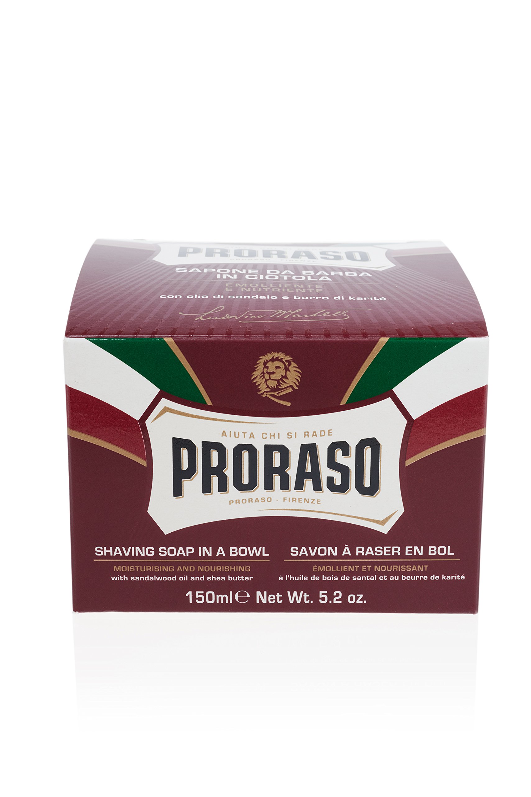 Proraso Shaving Soap for Men - Classic Barber Shaving Cream with Eucalyptus & Menthol - Perfect for Sensitive Skin & Close Shaves - Ideal for Daily Grooming & Professional Barbers