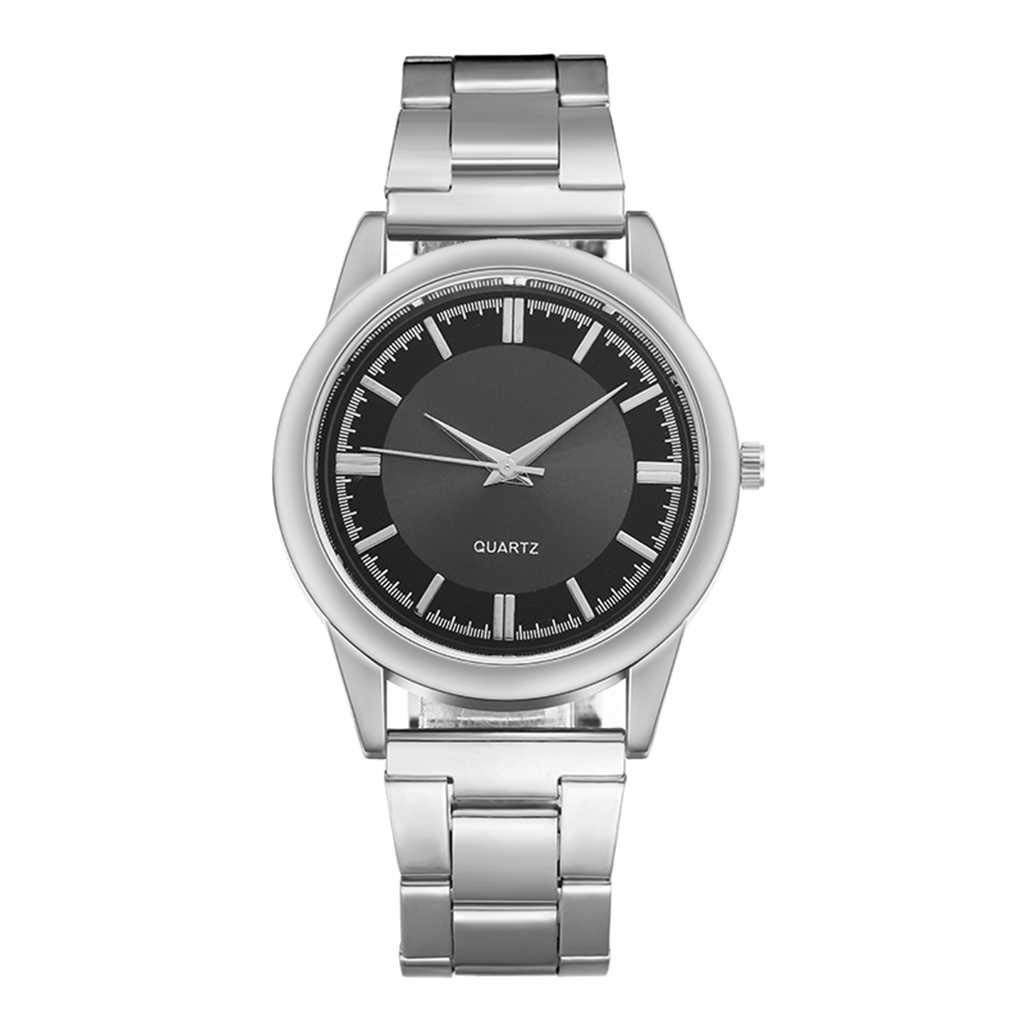 Men's Stainless Steel Quartz Watch with Mesh Dial - Business Casual Dress Watch for Professionals | Perfect for Office, Meetings & Formal Events