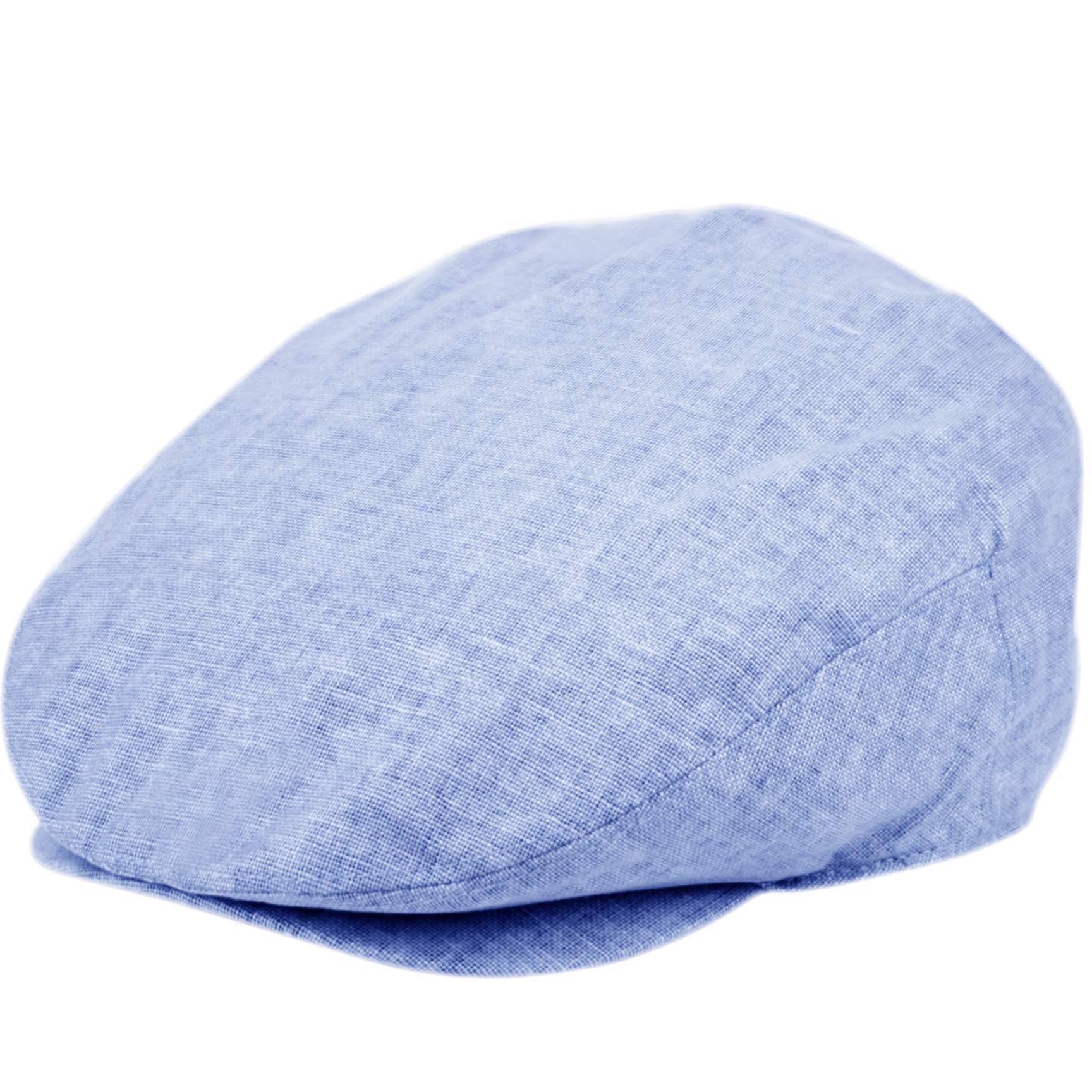 Stylish Men's Linen Flat Ivy Gatsby Summer Newsboy Hat - Vintage 8-Panel Cap for Casual Outfits & Summer Beach Wear