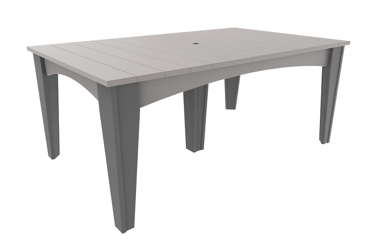 LuxCraft 44 x 72 Inch 7-Piece Dining Table Set for Kitchen Island - Modern Wooden Counter Height Table with 6 Chairs - Perfect for Family Meals, Entertaining & Small Space Dining Rooms