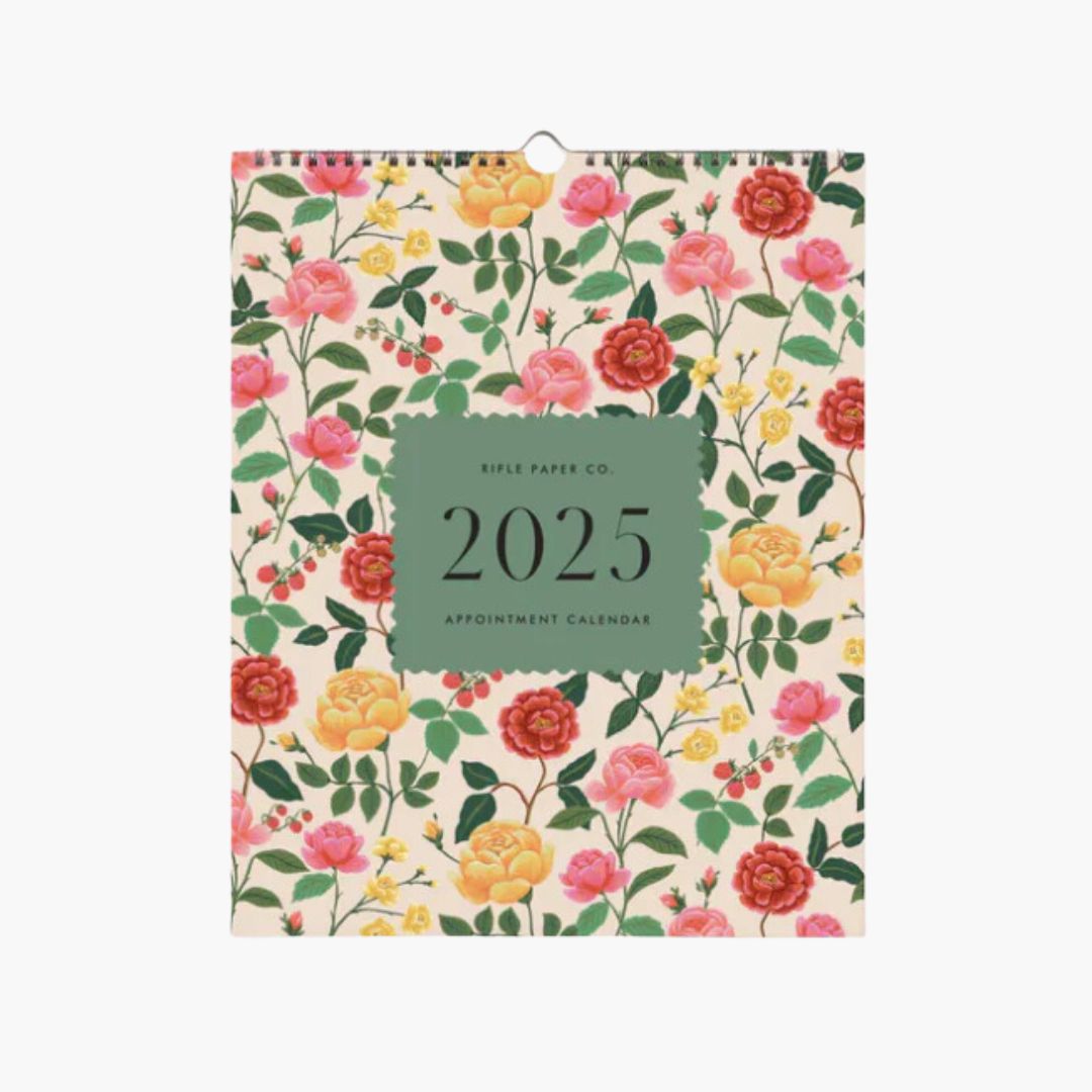 2025 Roses Floral Appointment Calendar - Elegant Daily Planner for Women, Office & Home Use - Perfect for Scheduling, Organizing & Gift Giving