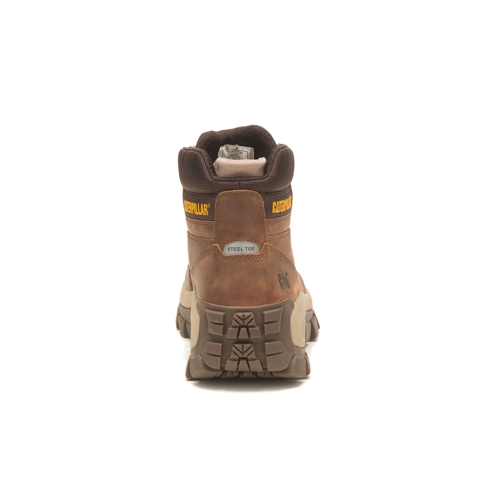 Invader Hi Steel Toe Work Boots for Men - Brown Safety Shoes with Slip Resistant & Electrical Hazard Protection - Ideal for Construction, Warehouse & Industrial Work