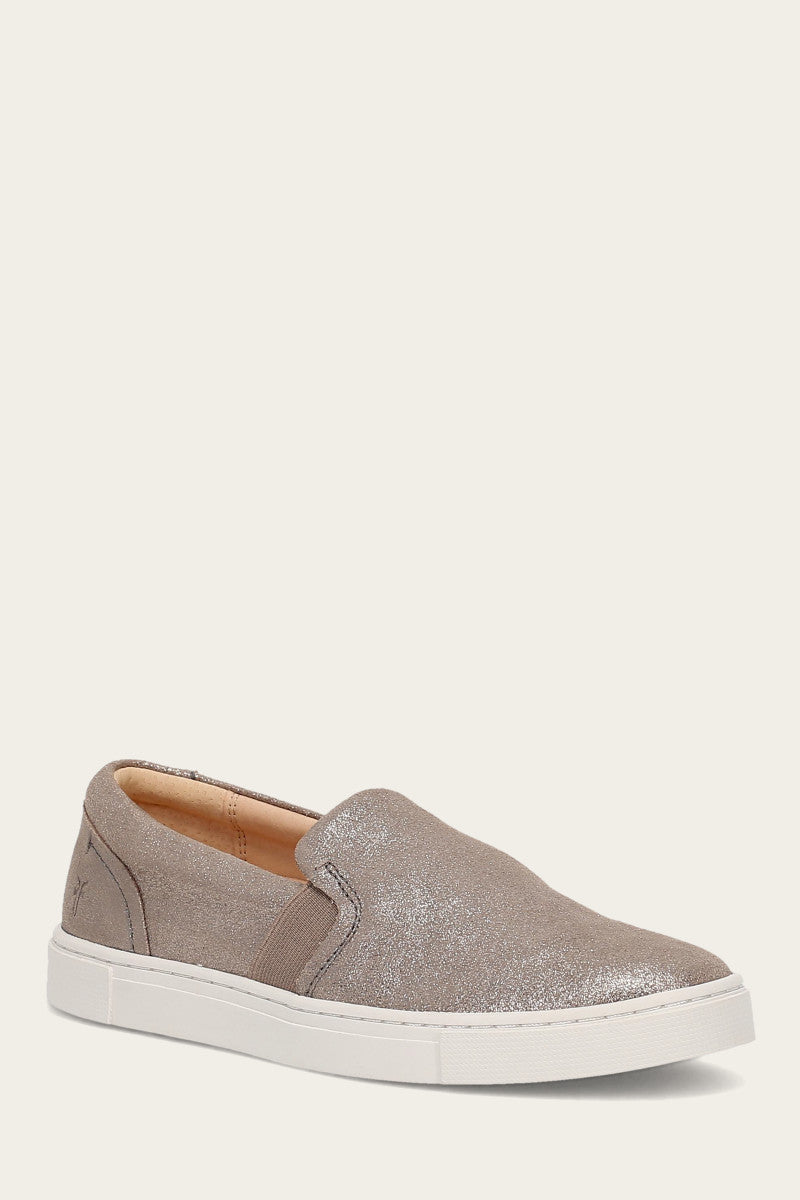 Ivy Slip On Pewter Shoes - Comfortable & Stylish Women's Loafers for Casual Wear, Office & Travel