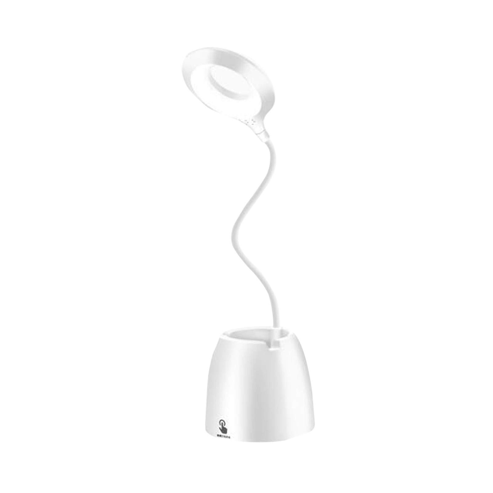 Brown Dimmable LED Desk Lamp with 3 Lighting Modes - USB Powered Bedside Reading Light for Office, Study, Nightstand - Warm White Small Appliances (Touch Control, Perfect for Home & Workspaces)