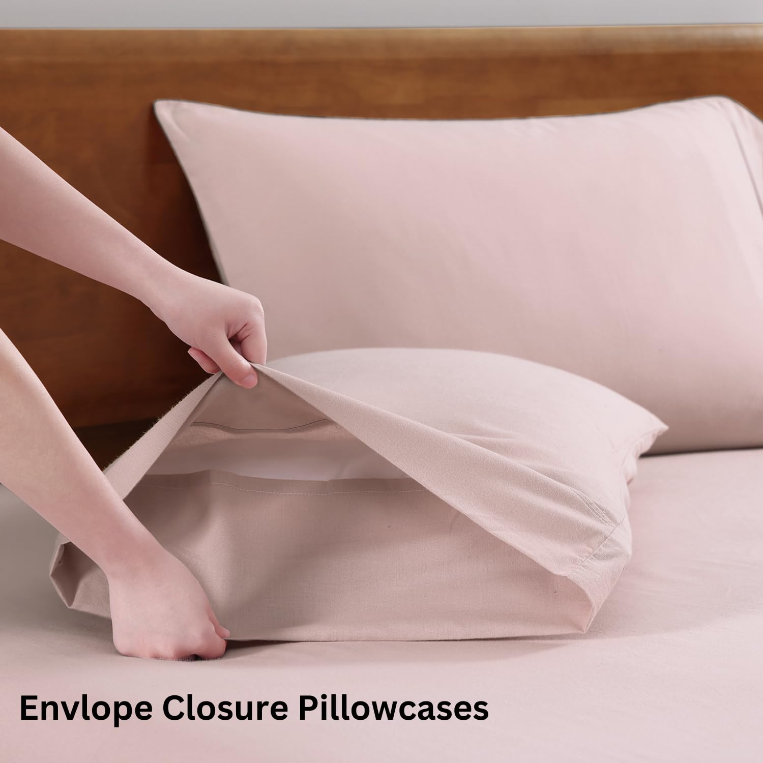 Organic Cotton Twin Sheet Set - 100% Premium Percale Bedding, 3-Piece Twin Size with 15