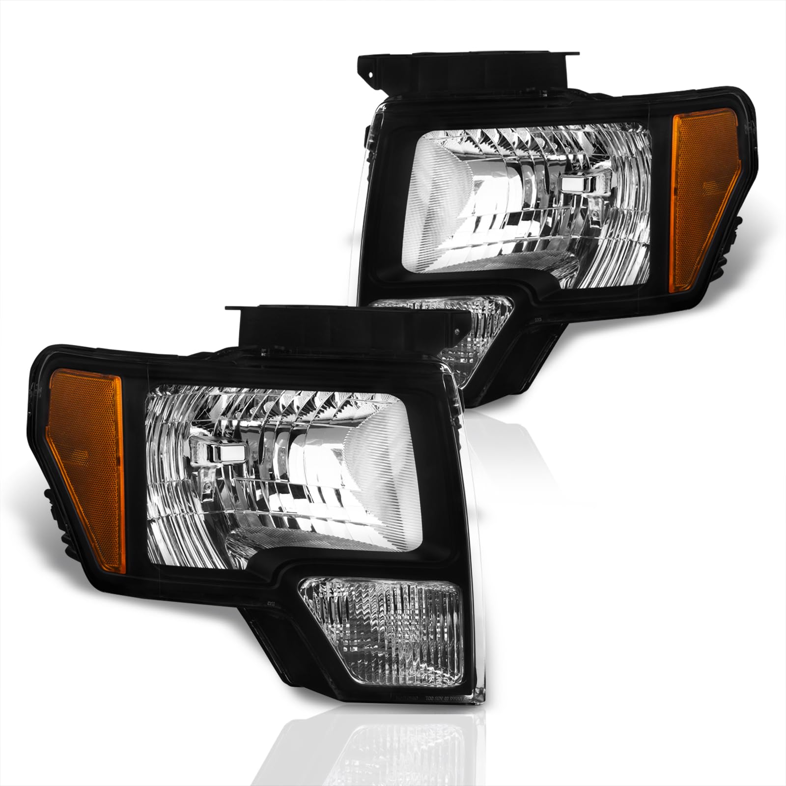OE Style Halogen Headlights for Ford F-150 2009-2014 - Driving & Signal Lights