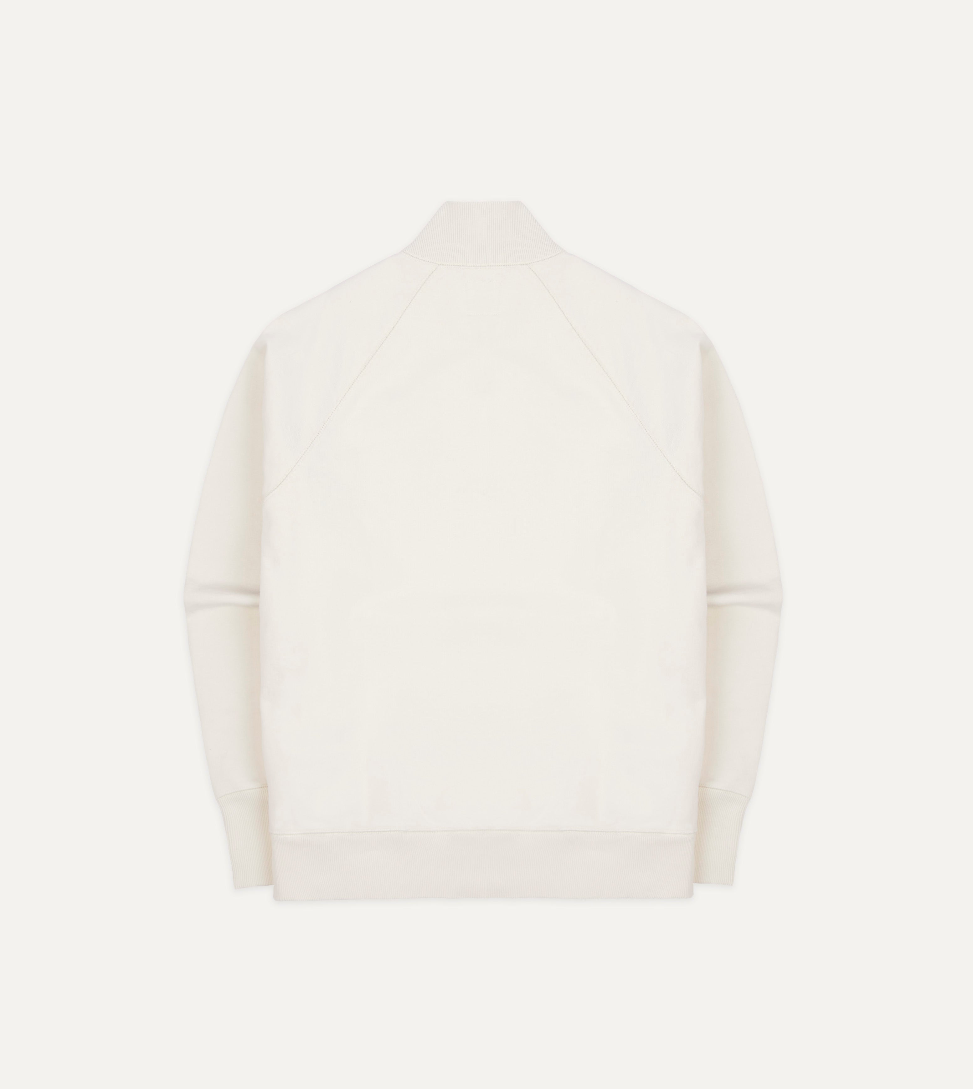 Ecru Cotton Quarter Zip Sweatshirt for Men & Women | Comfortable Pullover with Kangaroo Pocket | Perfect for Casual Wear, Outdoor Activities & Layering