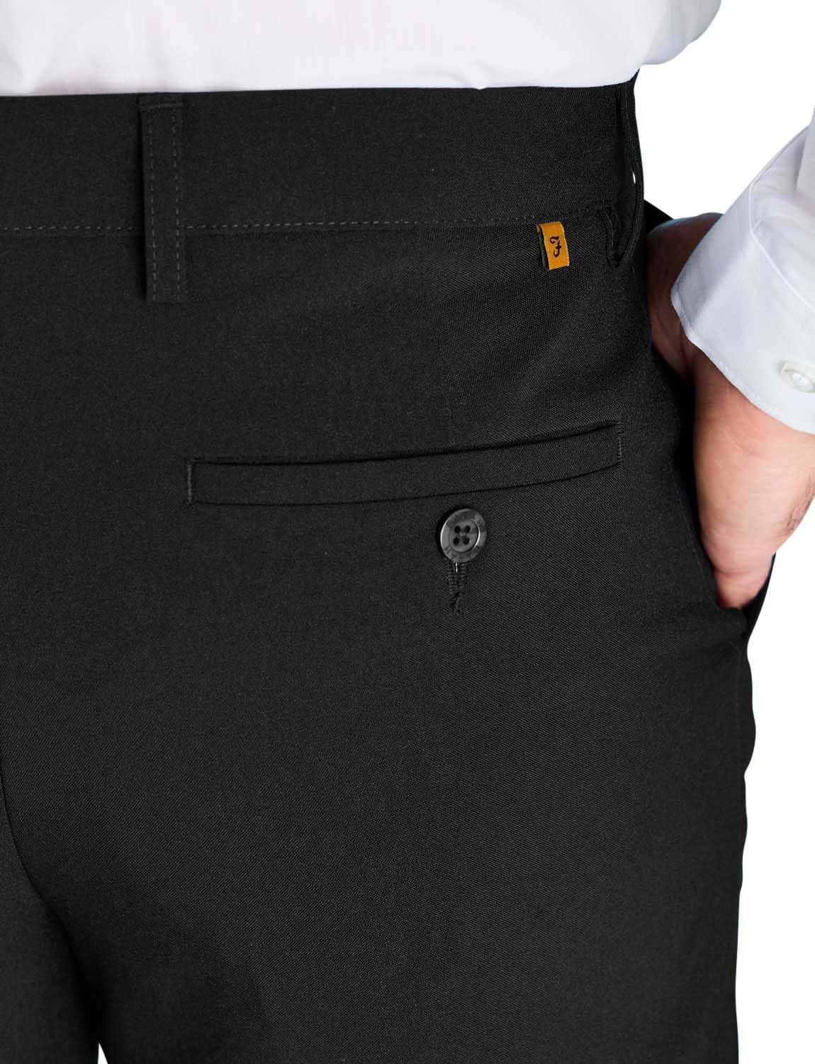 Classic Men's Dress Pants with Slant Pockets - Formal Office Wear & Business Attire for Professional Men