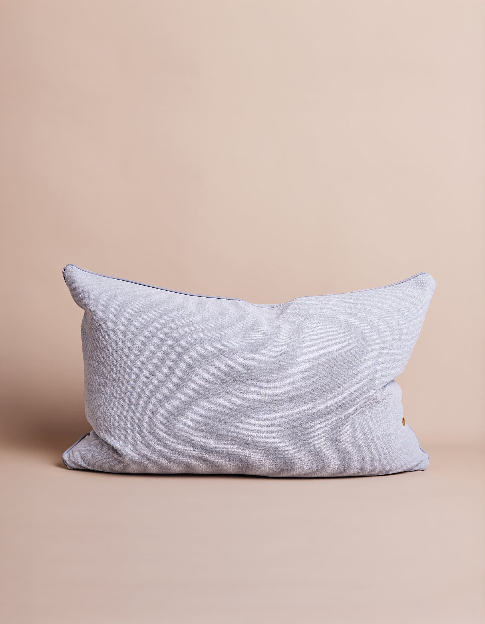 Vintage Wash Cushion Collection - Pale Grey with Piping | Cozy Home Decor for Living Room, Bedroom & Outdoor Patio