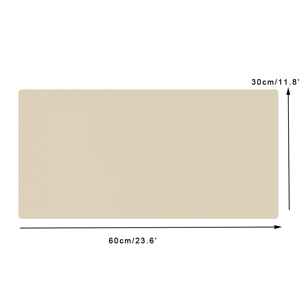 KINGFOM PU Leather Desk Pad - 23.6