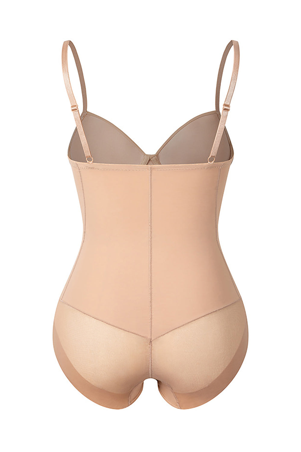 Apricot Bodysuit Shapewear for Women - Tummy Control & Slimming Full Body Shaper - Perfect for Dresses, Workouts & Everyday Wear