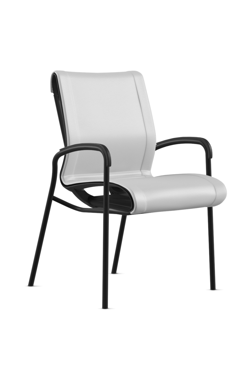 Premium 9 to 5 CYDIA Upholstered Professional Leather Guest Chair (3300GT) - Ergonomic Office Chair for Reception, Conference Rooms & Home Offices