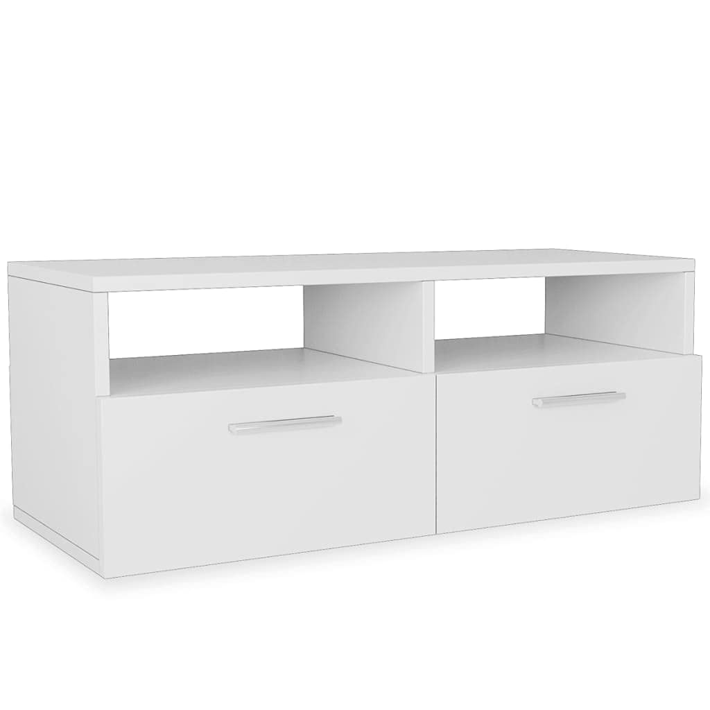 Modern Minimalist TV Stand with Storage, 37.4