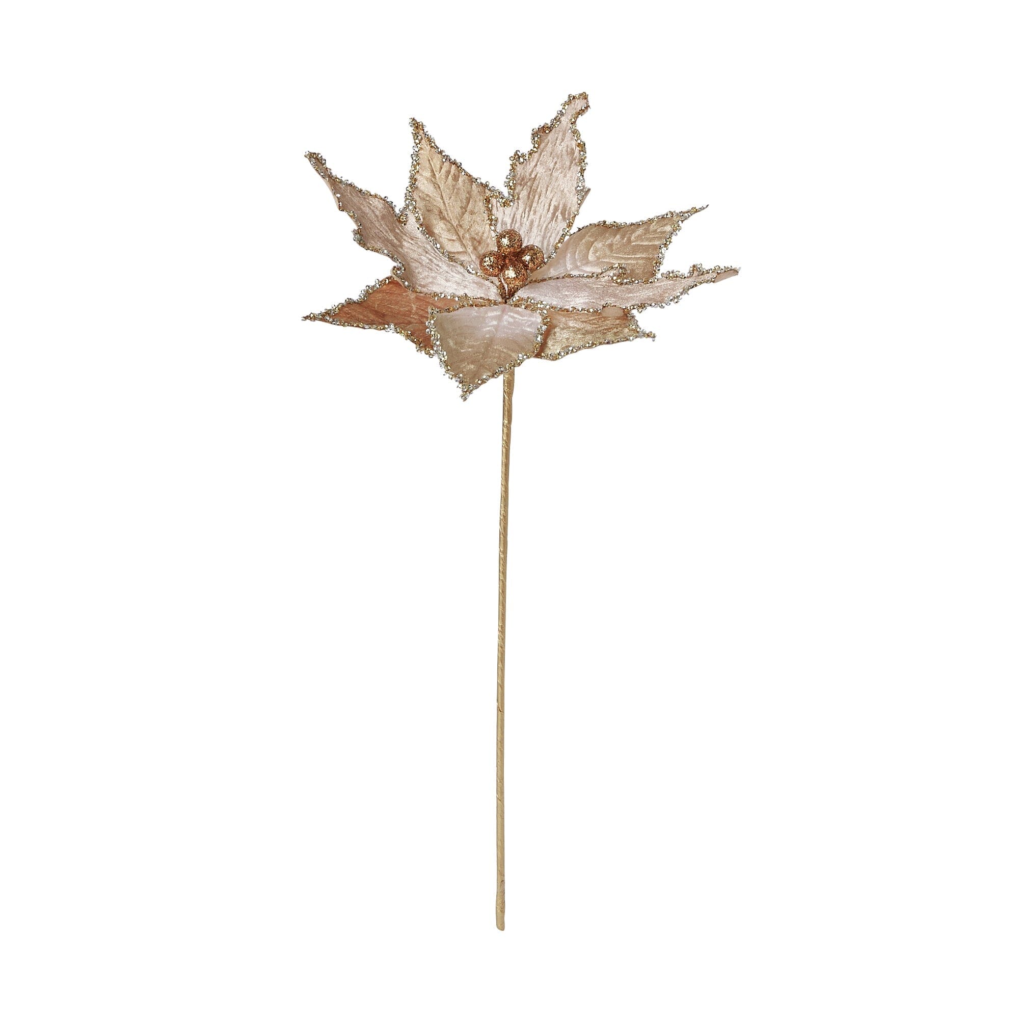 Velvet Flower Copper Artificial Plants - Realistic Home Decor for Living Room, Bedroom, Office & Wedding Centerpieces