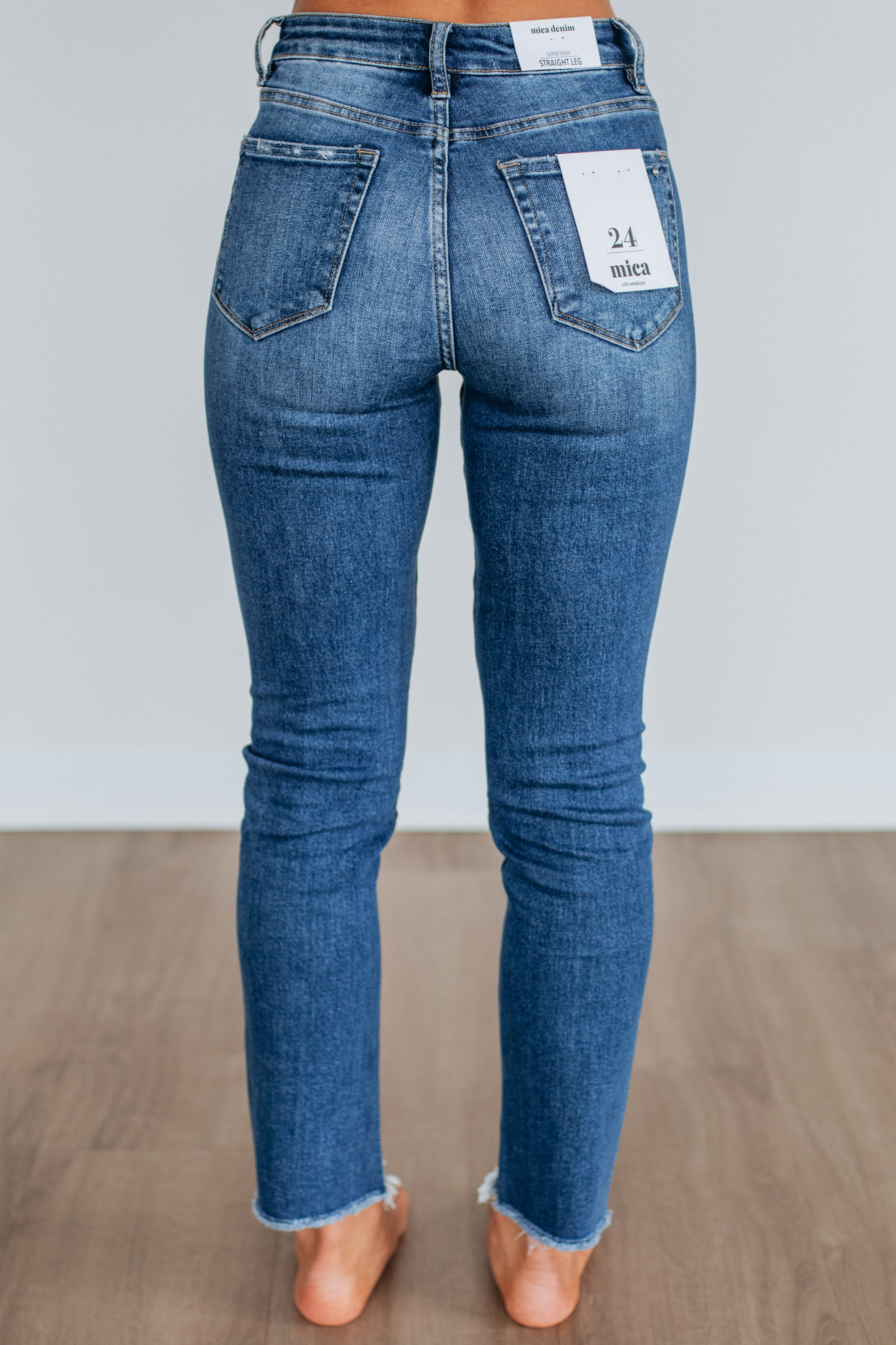 Jeniva Mica Jeans - Dark Wash High Waist Skinny Jeans for Women | Comfortable Stretch Denim Pants | Perfect for Casual Wear, Office & Night Out