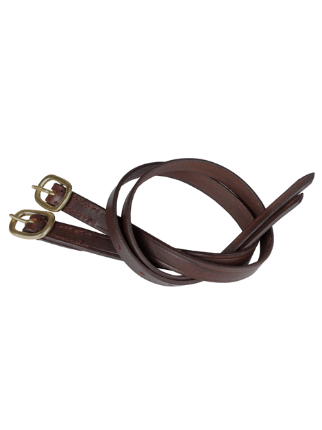Premium Genuine Leather Spur Straps for Horse Riding - Durable & Adjustable Equestrian Gear for Western & English Riding