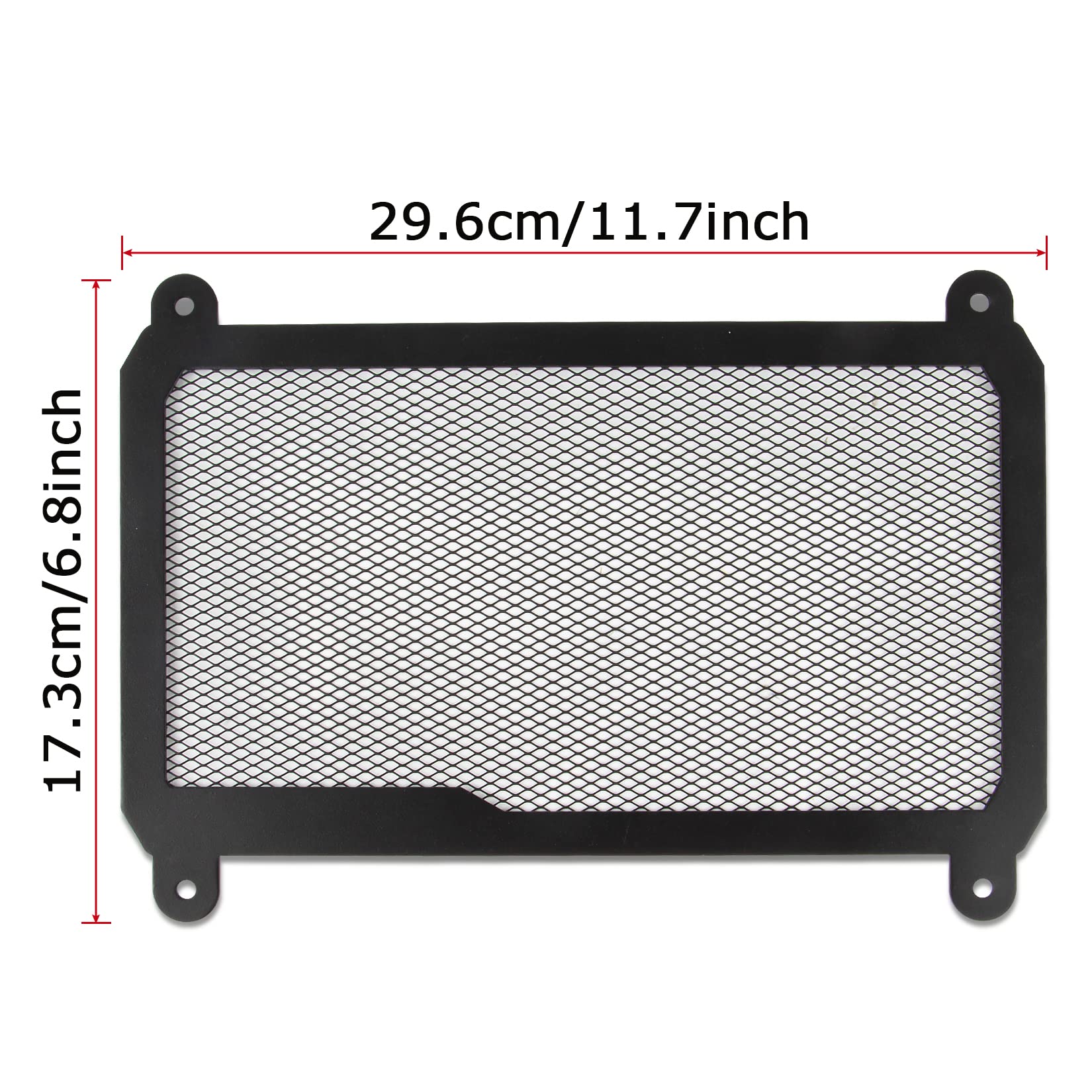 High-Quality Motorcycle Radiator Protector Grill Cover for Kawasaki Ninja 400 (2018) - Durable Engine Protection for Off-Road & Street Riding