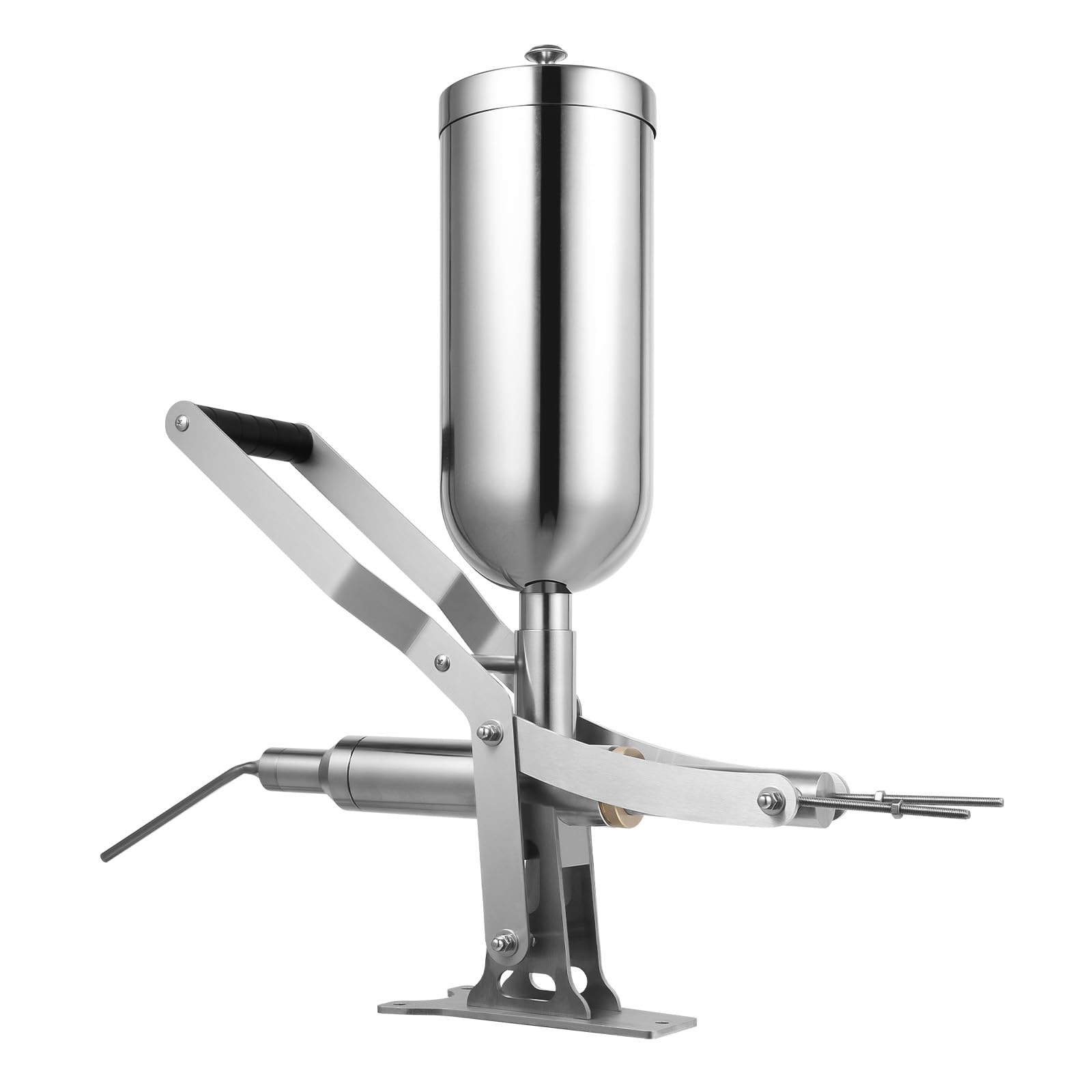 5L Stainless Steel Manual Churro Filling Machine - Commercial & Home Use for Donuts, Pastries, Latin Fruits - Perfect for Restaurants, Cafeterias, Bakeries & Home Kitchens (Vertical Design)