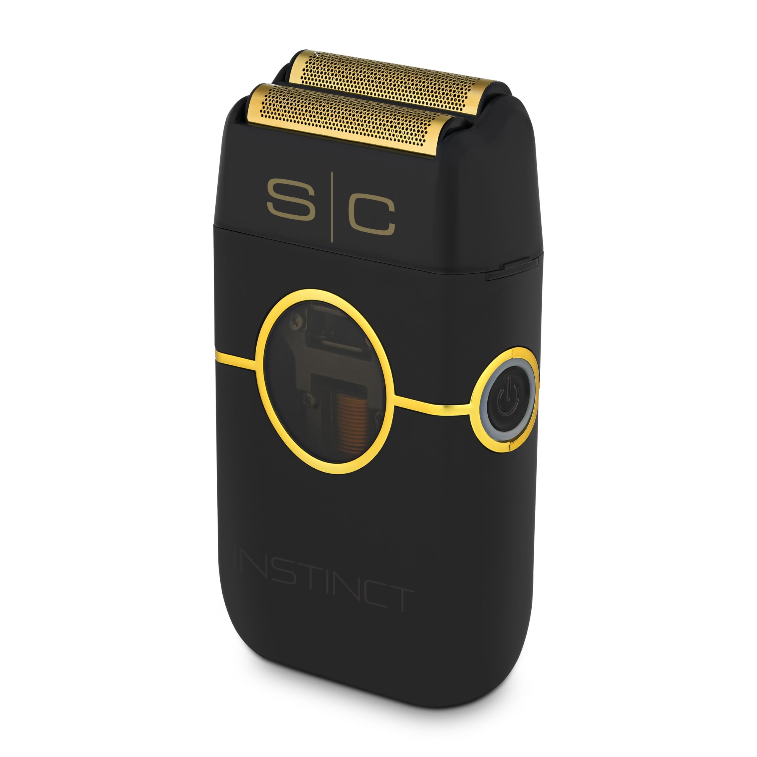 StyleCraft Instinct Metal Cordless Double Foil Shaver - IN2 Vector Motor & Smart Torque Control, USB-C Rechargeable - Perfect for Travel & Daily Shaving