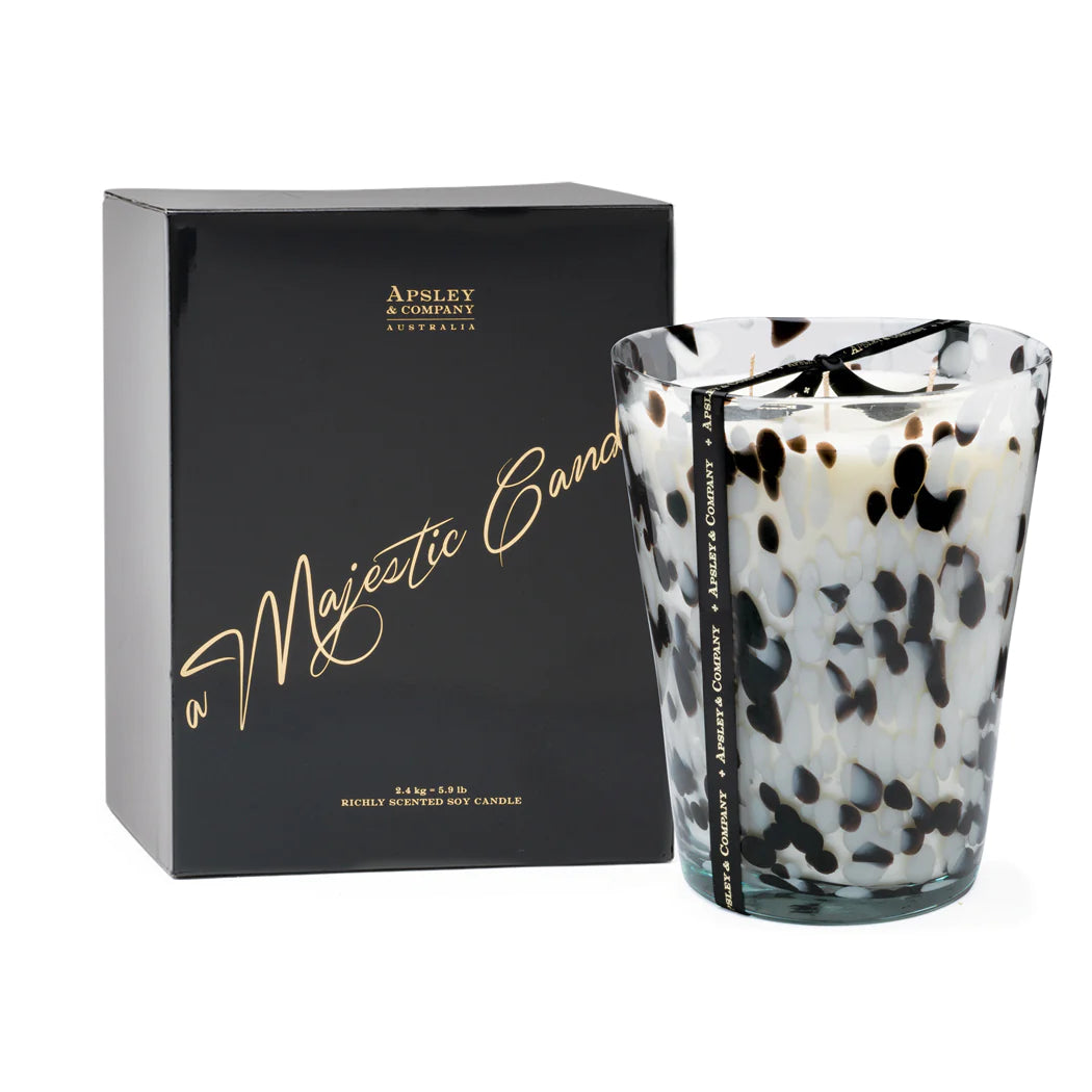 Premium Apsley & Company Santorini Scented Candle - 2.4kg Large Luxury Home Decor Candle for Relaxation, Romantic Dinners & Spa Ambiance