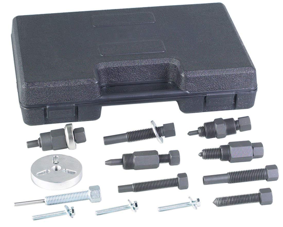 OTC 4535 A/C Clutch Hub Remover and Installer Tool Kit - 13-Piece Automotive Repair Set for AC Compressor Service | Perfect for Mechanics & DIY Car Maintenance
