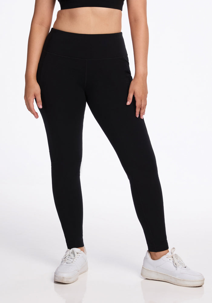 Frost Duralite? Leggings for Women - High Waist Yoga Pants, Thermal Winter Tights, Black - Perfect for Yoga, Running, Gym & Cold Weather Activities