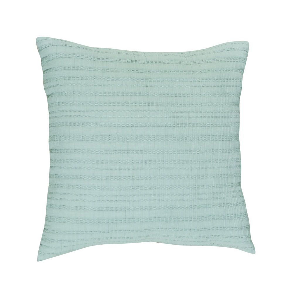 Cressida Sage Square Filled Cushion - Soft Decorative Throw Pillow for Sofa, Bed & Home Decor - Perfect for Living Room, Bedroom & Nursery Accents