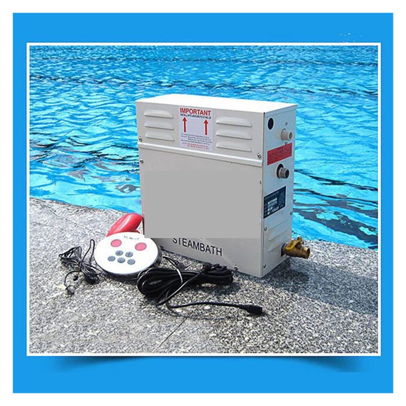 Fast Heating Sauna Heater - Portable & Eco-Friendly Home Sauna Steam Generator for Bathroom, Easy to Install & Control Wet Steam Machine | Perfect for Home Spa, Relaxation & Detox Therapy