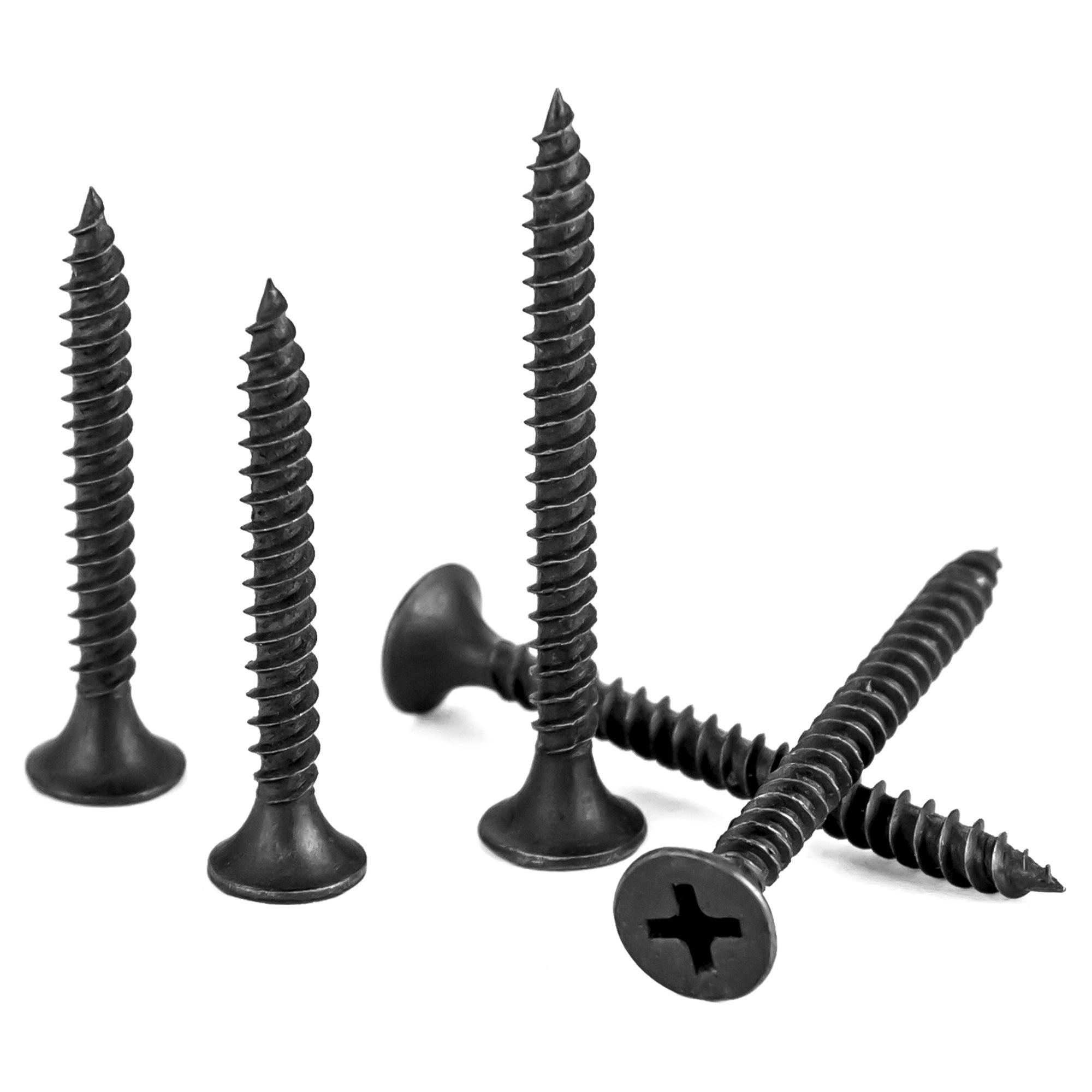 Fine Thread Drywall Screws - 1 lb Box, Sharp Point, Phillips Head - Perfect for Hanging Drywall, Installing Insulation & DIY Home Projects