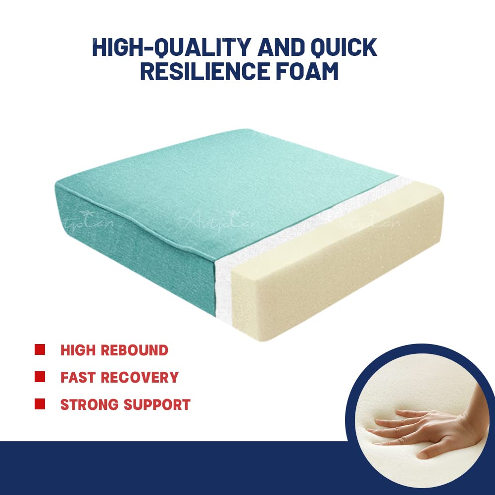 ARTPLAN Outdoor Loveseat Cushions Set of 5 - 46