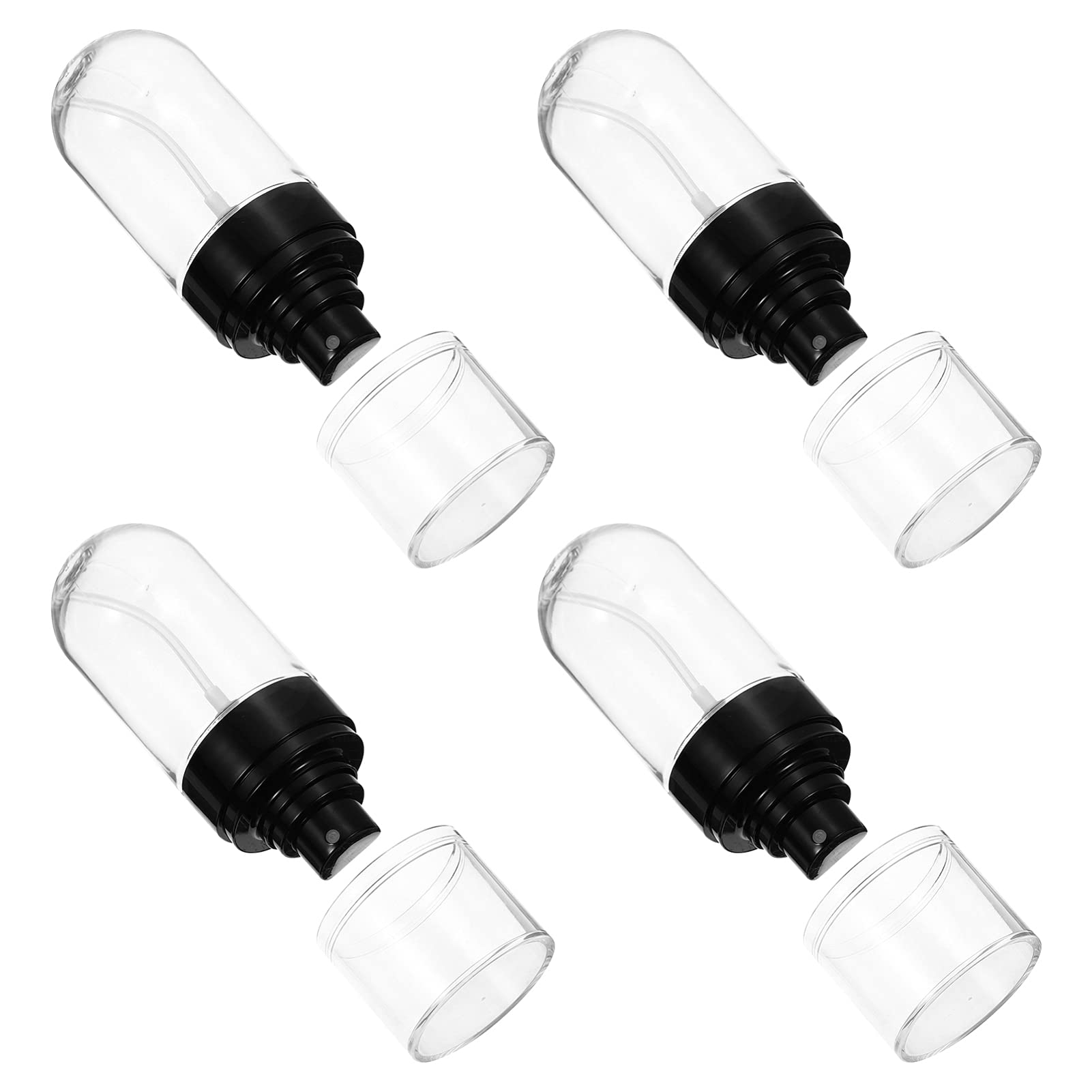 Beaupretty 60ml Fine Mist Spray Bottles - 4 Pack Empty Refillable Travel Size Spray Bottles for Perfume, Essential Oils, Liquids | Portable Cosmetic & Beauty Sprayer for Home, Travel, Gym, Salon Use