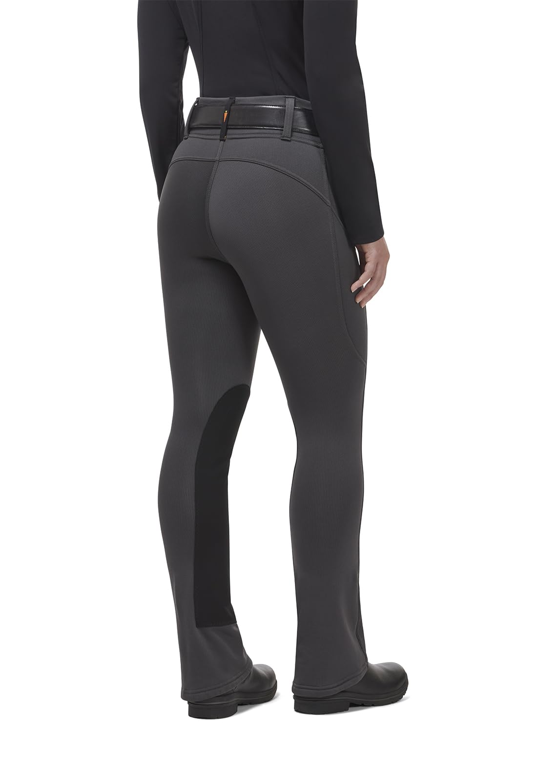 Kerrits Women's Sit Tight Wind Pro Bootcut Winter Equestrian Riding Tights - Tall Size, Warm Polartec Fabric with Phone Pocket - Perfect for Cold Weather Horseback Riding & Stable Work