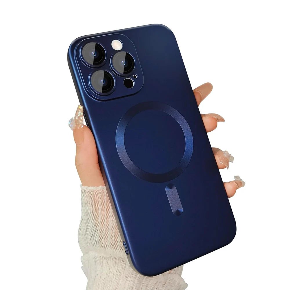 FlexiShield Ultra MagSafe iPhone Case - Shockproof & Anti-Scratch Protective Cover for iPhone 14/13/12 Pro Max - Perfect for Outdoor Activities, Work & Travel