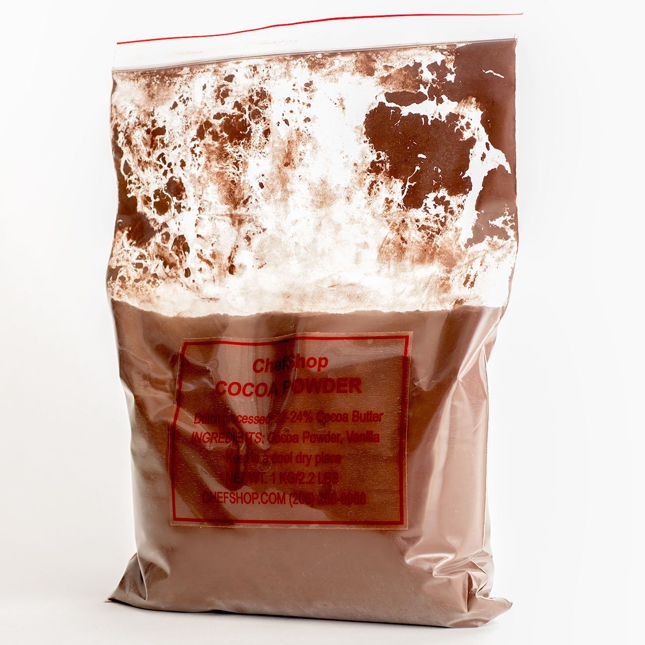 3-Pack Dutch Processed ChefShop Cocoa Powder - 1 Kilo Bags Each (Formerly Pernigotti Cocoa) | Premium Baking Ingredient for Cakes, Cookies & Hot Chocolate