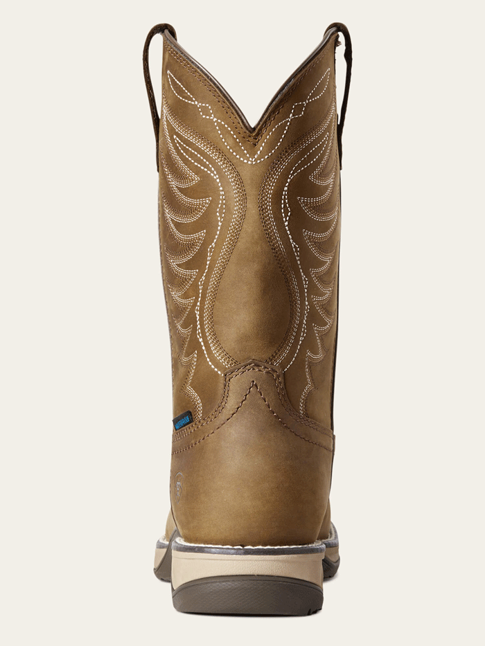 Ariat Women's Anthem Waterproof Western Boots - Distressed Brown - Comfortable Cowgirl Boots for Riding, Work & Outdoor Activities