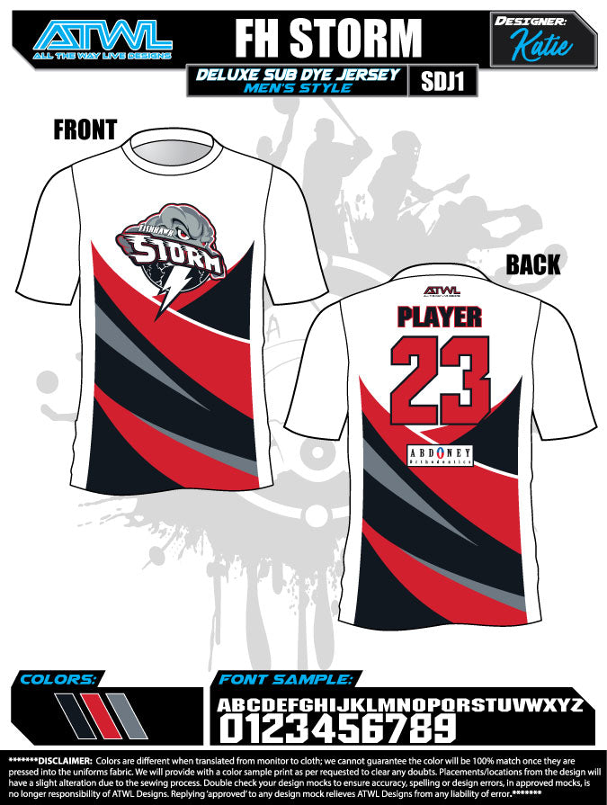 Fishhawk Fall League Men's Sublimated Basketball Jerseys - Breathable & Lightweight for Game Day & Team Sports