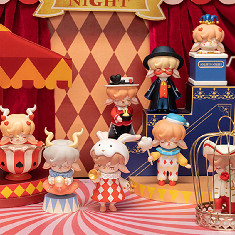 NIGHTY NIGHT Magic Circus Blind Box - Collectible Surprise Toys for Kids & Adults - Perfect for Birthday Gifts, Party Favors, and Home Decor