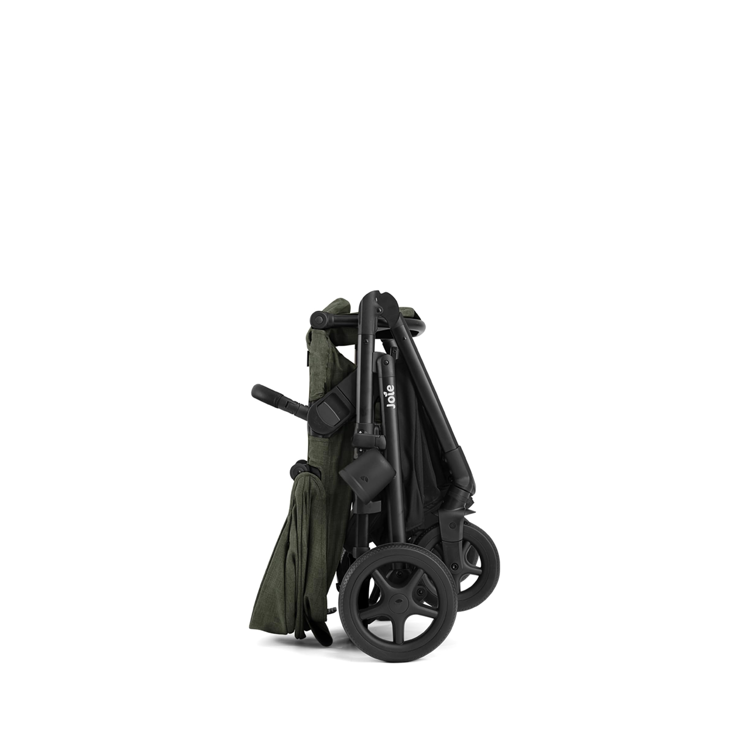 Ginger 4-in-1 Convertible Baby Stroller & Pramette with Height Adjustable Seat, All-Wheel Suspension & Extra Storage - Newborn to Toddler Travel System (Evergreen) | Perfect for City Walks, Shopping Trips & Family Outings