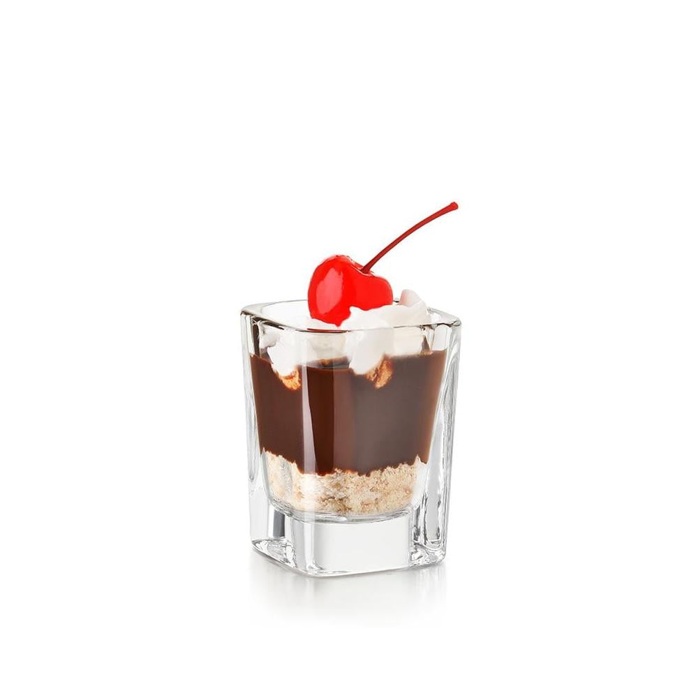 Libbey Prism 2 Oz Square Shot Glass - Set of 72 - Perfect for Bars, Parties, and Home Entertaining - Durable and Stylish Drinking Glasses