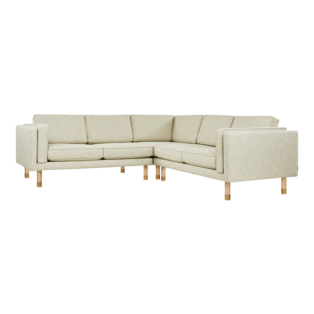 Augusta Bi Sectional Sofa - Modern L-Shaped Couch with Reversible Chaise for Living Room, Lounge & Family Room | Comfortable Fabric Upholstery, Sturdy Frame | Perfect for Small Spaces & Apartments