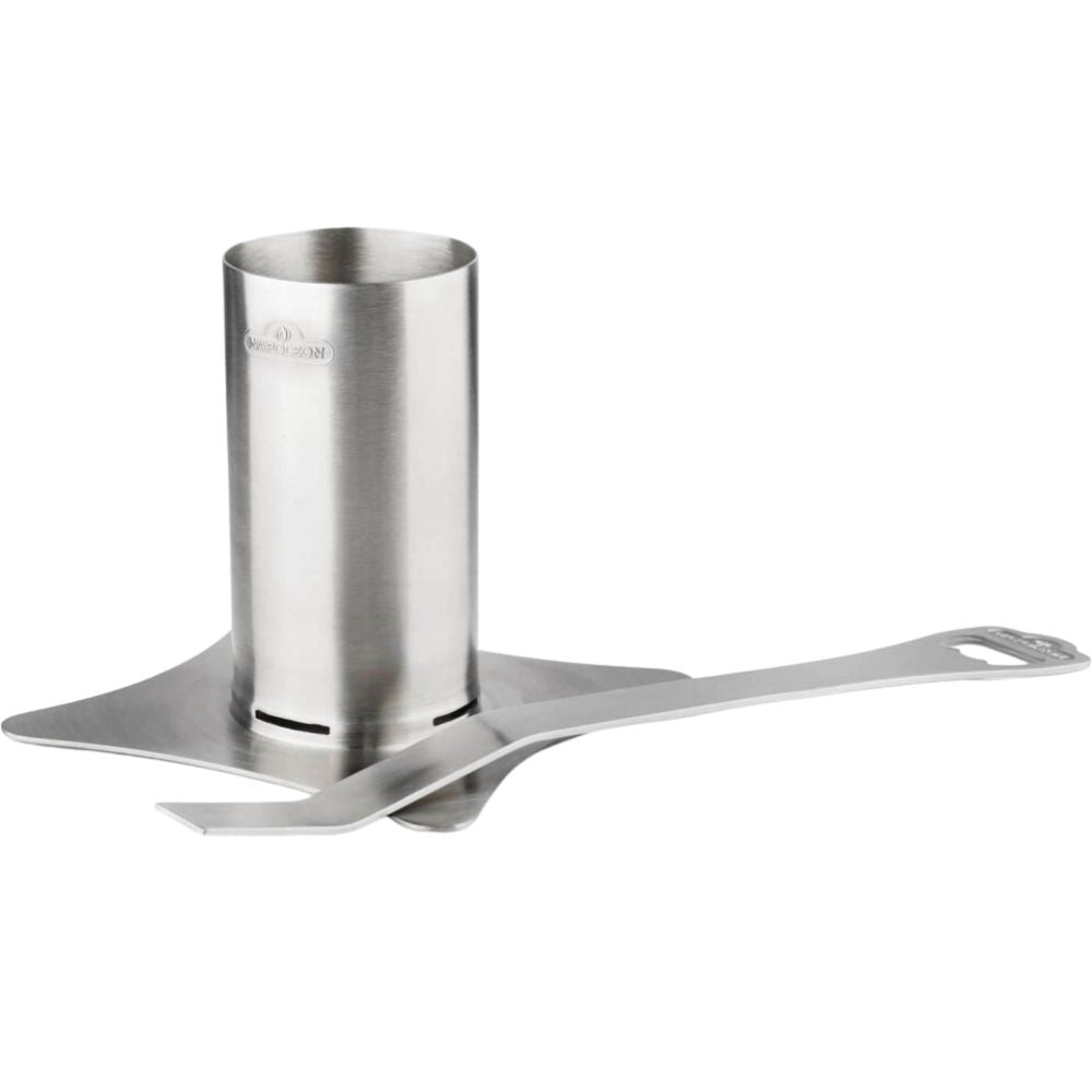 Napoleon 56034 Premium Stainless Steel Chicken Roaster - Perfect for Oven Baking, Rotisserie & Grilling - Ideal for Family Dinners, BBQs & Holiday Meals