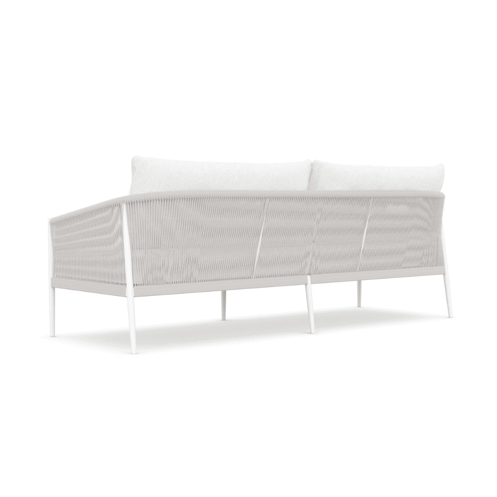 Catalina 3-Seat Outdoor Patio Sofa Set - Waterproof Wicker Furniture for Garden, Poolside, Deck & Backyard Relaxation