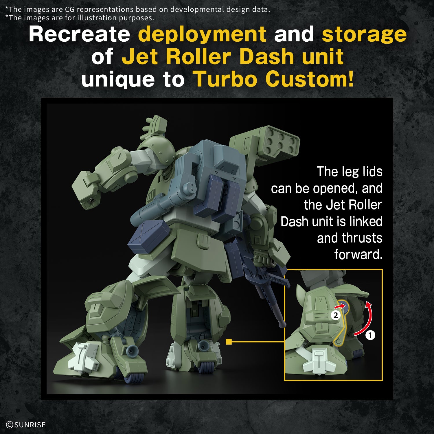 Bandai HG Armored Trooper Votoms: The Last Red Shoulder ATM 09 STTC Scopedog Turbo Custom Model Kit - 1/48 Scale Military Mecha Action Figure for Collectors & Anime Fans - Perfect for Display, Gifts & Anime Model Building Enthusiasts