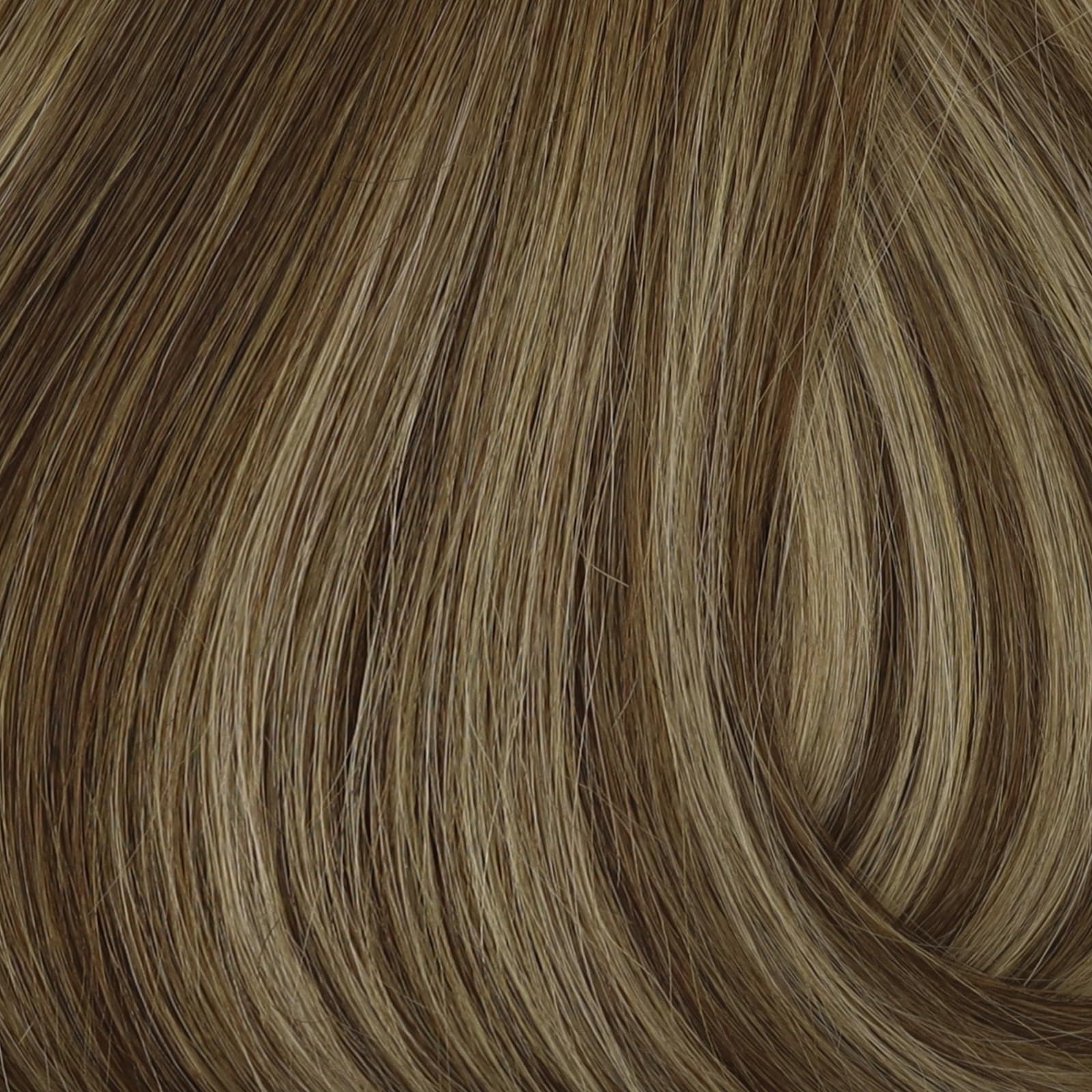 Silky Straight Brazilian Human Hair Extensions Clip-in 8Pcs 120g 22 Inch - Full Shine Brown to Honey Blonde Blend Remy Hair for Natural Volume & Length | Perfect for Parties, Weddings & Daily Styling