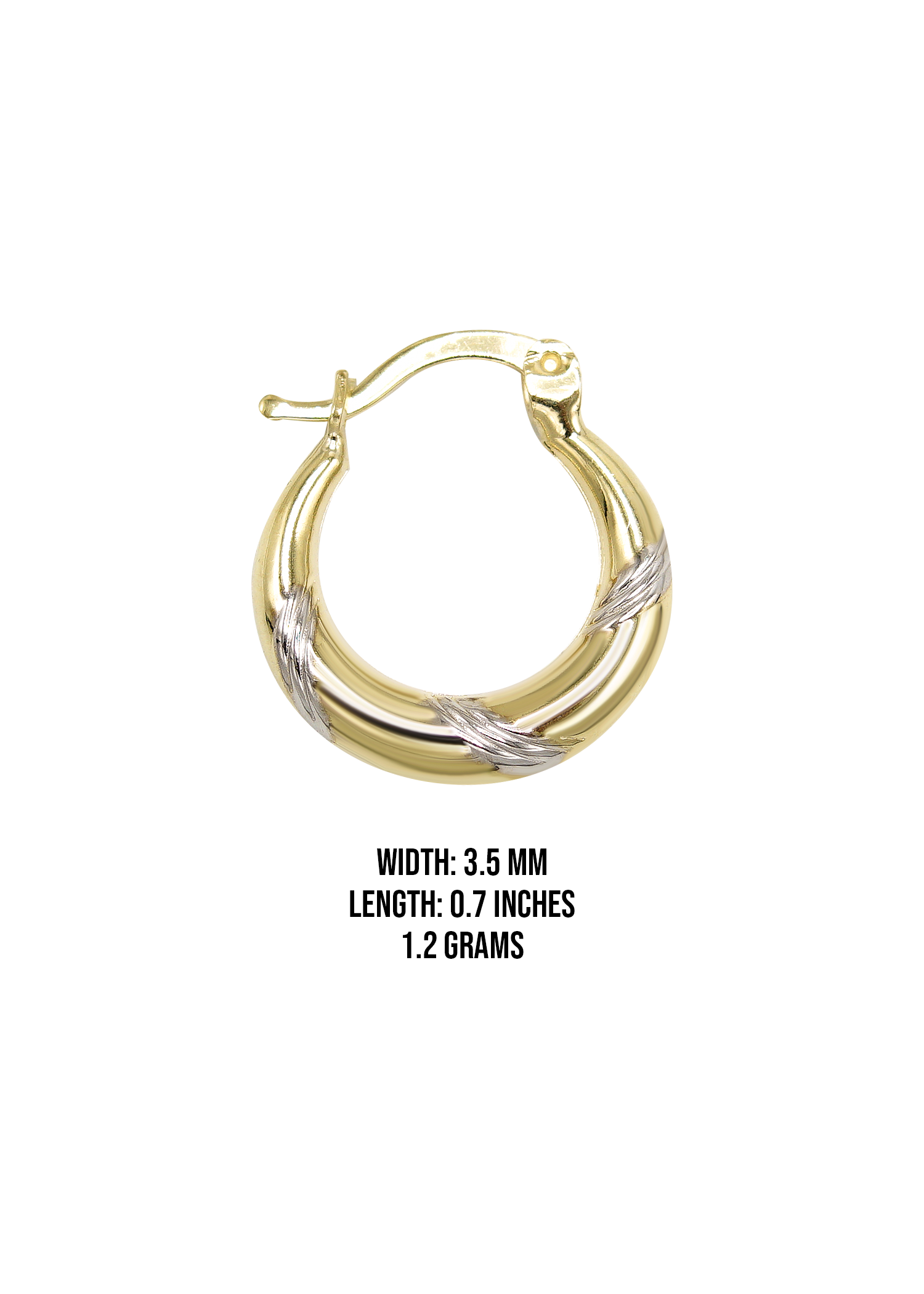 10K Gold Hoop Earrings for Women - Classic Dainty Huggie Hoops - Perfect for Everyday Wear, Parties & Gifts