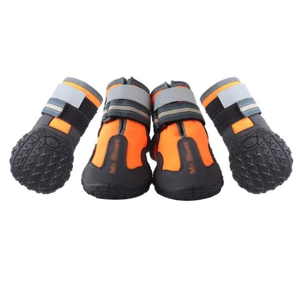 Waterproof Reflective Dog Boots with PVC Soles - Sports & Mountain Wearable Pet Shoes for Small, Medium & Large Dogs - Perfect for Hiking, Running & Outdoor Adventures