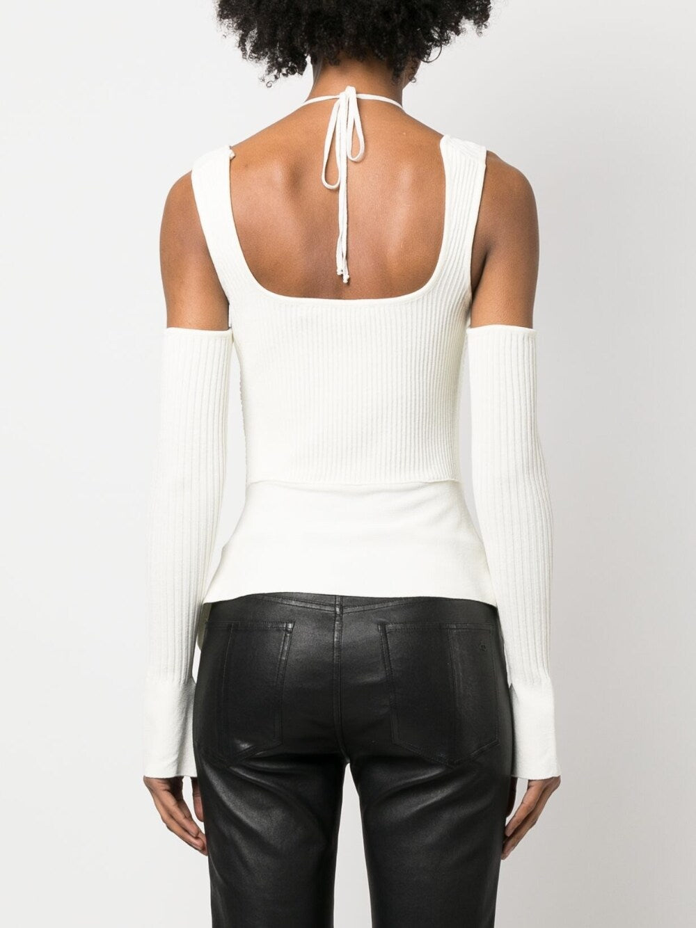 Andrea Adamo Women's White Blouse - Elegant & Stylish for Work, Office, and Casual Wear