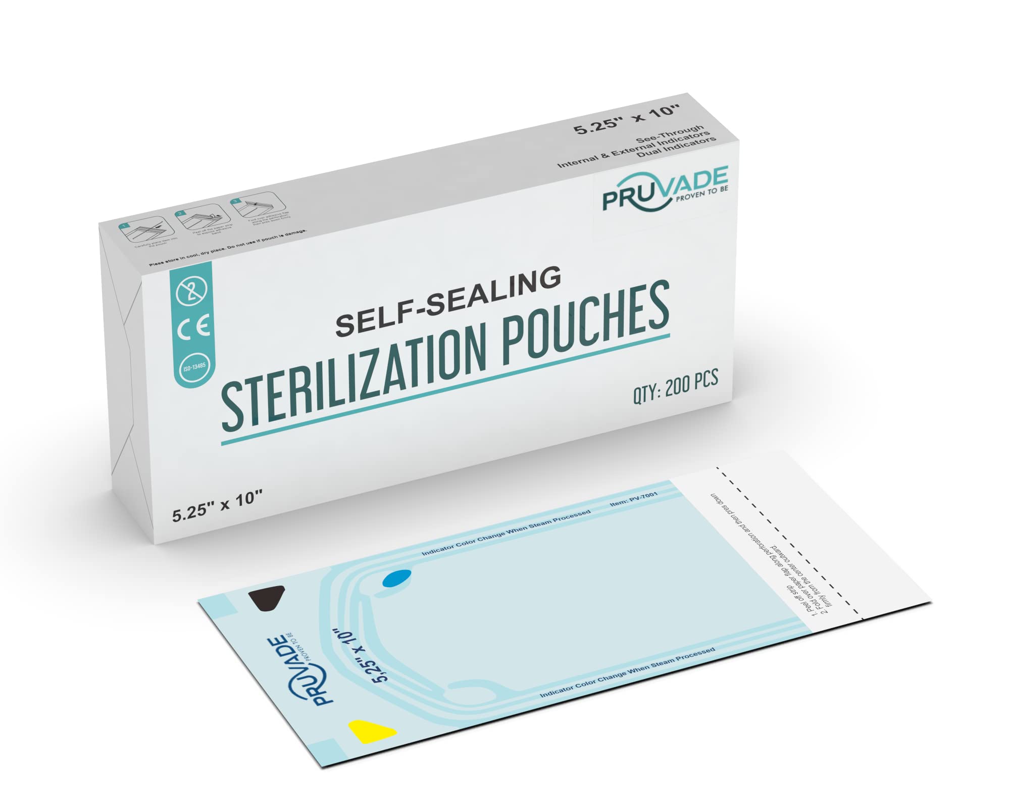 1000 Pack Sterilization Pouches 5.25