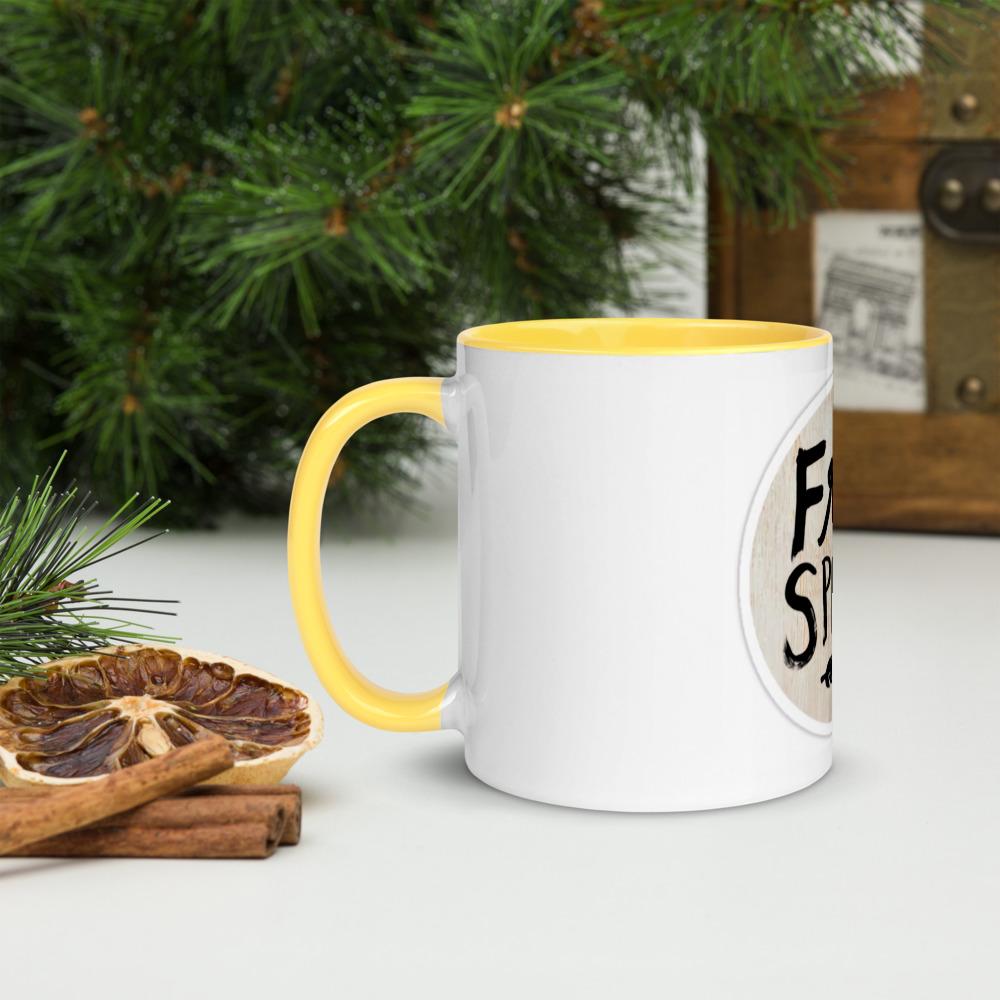 Free People Travel Inspired Coffee Mug with Color Inside - Wanderlust & Boho Glamping Tea Cup for Campers, Caravan Lovers - Perfect for Outdoor Adventures, Cozy Home Use & Gift Giving