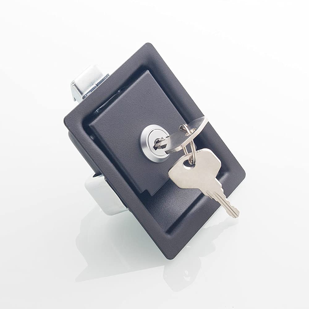 Southco Heavy Duty Flush Mount RV Door Latch - Secure Travel Trailer & Toolbox Handle Lock | Durable Camper Access for Outdoor Adventures & Storage Security